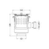 Nuie Polished Stainless Steel Basket Strainer Sink Waste - Trusted Building Supplies