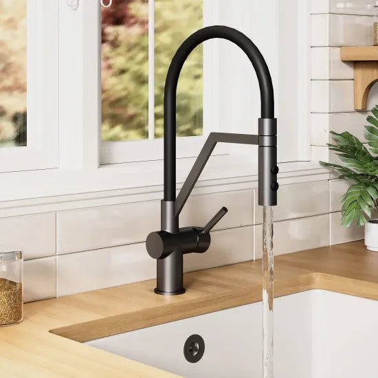 Nuie Ravi Mono Kitchen Sink Mixer Tap Single Lever Handle - Trusted Building Supplies