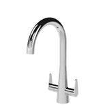 Nuie Samir Mono Kitchen Sink Mixer Tap Dual Lever Handle - Trusted Building Supplies