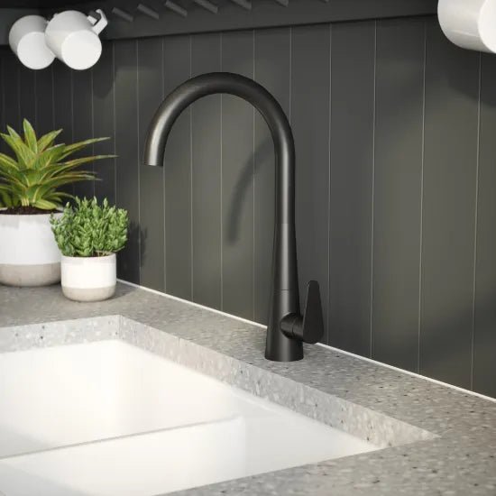 Nuie Samir Mono Kitchen Sink Mixer Tap Single Lever Handle - Trusted Building Supplies