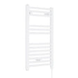 Nuie White Vertical Electric Heated Towel Rail - 720mm x 400mm - Trusted Building Supplies