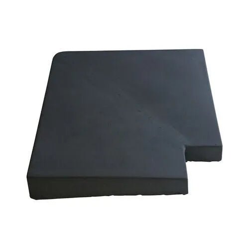 Once Weathered Concrete Coping Stone Corner Return - Trusted Building Supplies