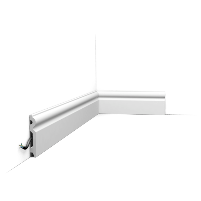 Orac SX137 Duropolymer Small Torus Profile Skirting Board - 2000mm x 15mm x 100mm - Trusted Building Supplies