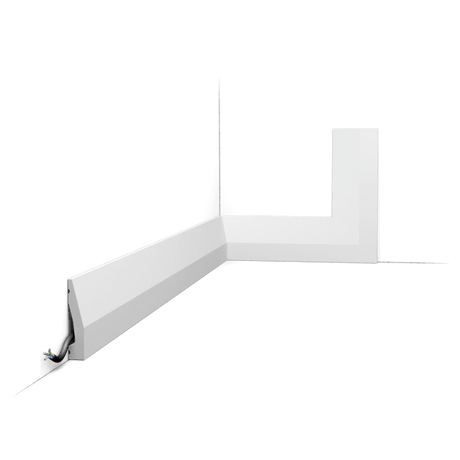 Orac SX159 Duropolymer Angled Skirting Board - 2000mm x 12mm x 60mm - Trusted Building Supplies