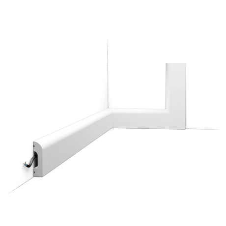 Orac SX182 Duropolymer Small Cascade Skirting Board - 2000mm x 13mm x 50mm - Trusted Building Supplies