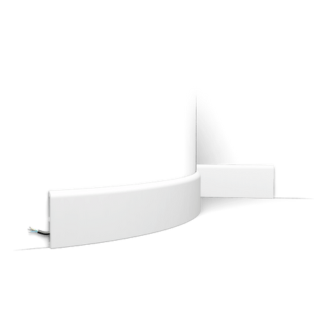 Orac SX184F Flexible Cascade Skirting Board - 2000mm x 13mm x 110mm - Trusted Building Supplies