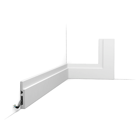 Orac SX187 Duropolymer Stepped Skirting Board - 2000mmm x 12mm x 75mm - Trusted Building Supplies