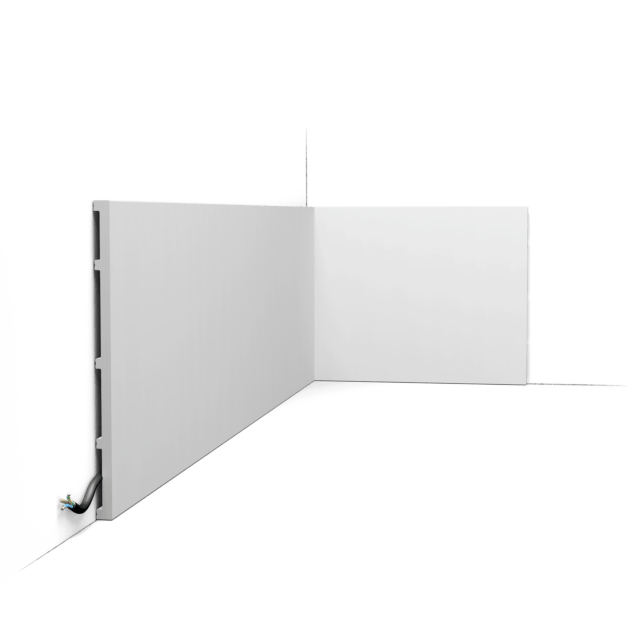Orac SX207 Duropolymer Tall Square Skirting Board - 2000mm x 13mm x 250mm - Trusted Building Supplies