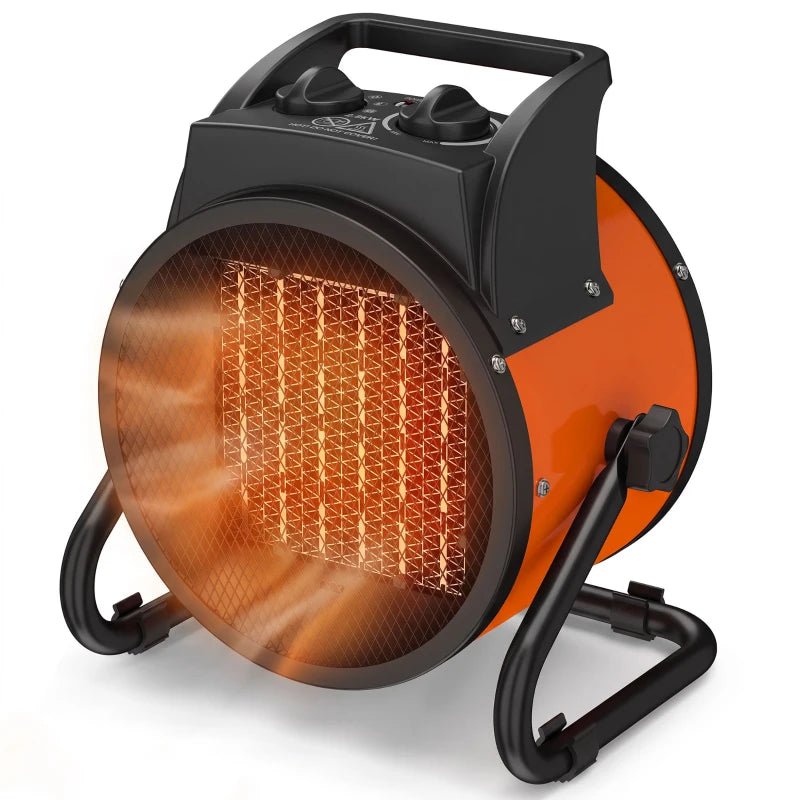Outsunny 2800W Portable Industrial Ceramic Fan Heater - Trusted Building Supplies