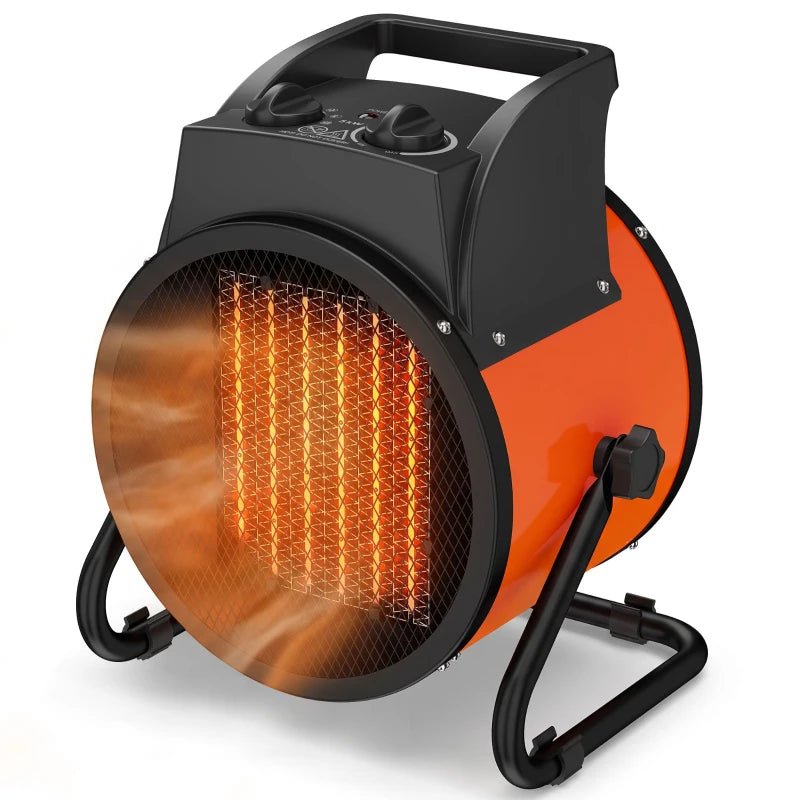 Outsunny 5000W Portable Industrial Fan Heater - 400V - Trusted Building Supplies