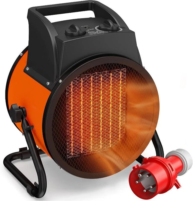 Outsunny 5000W Portable Industrial Fan Heater - 400V - Trusted Building Supplies