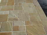 Pave World Heritage Mint Fossil Sandstone Patio Paving Pack - 19.5m2 - Trusted Building Supplies