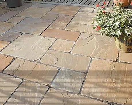 Pave World Heritage Raj Green Sandstone Patio Paving Pack - 19.5m2 - Trusted Building Supplies