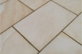 Pave World Misty Mint Fossil Sandstone Patio Paving Pack - 19.5m2 - Trusted Building Supplies