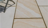 Pave World Misty Mint Fossil Sandstone Patio Paving Pack - 19.5m2 - Trusted Building Supplies