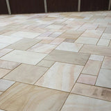 Pave World Misty Rippon Buff Sandstone Patio Paving Pack - 19.5m2 - Trusted Building Supplies