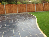 Pave World Traditional Black Limestone Patio Paving Pack - 19.5m2 - Trusted Building Supplies