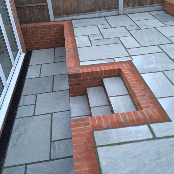 Pave World Traditional Light Grey Sandstone Patio Paving Pack - 19.5m2 - Trusted Building Supplies