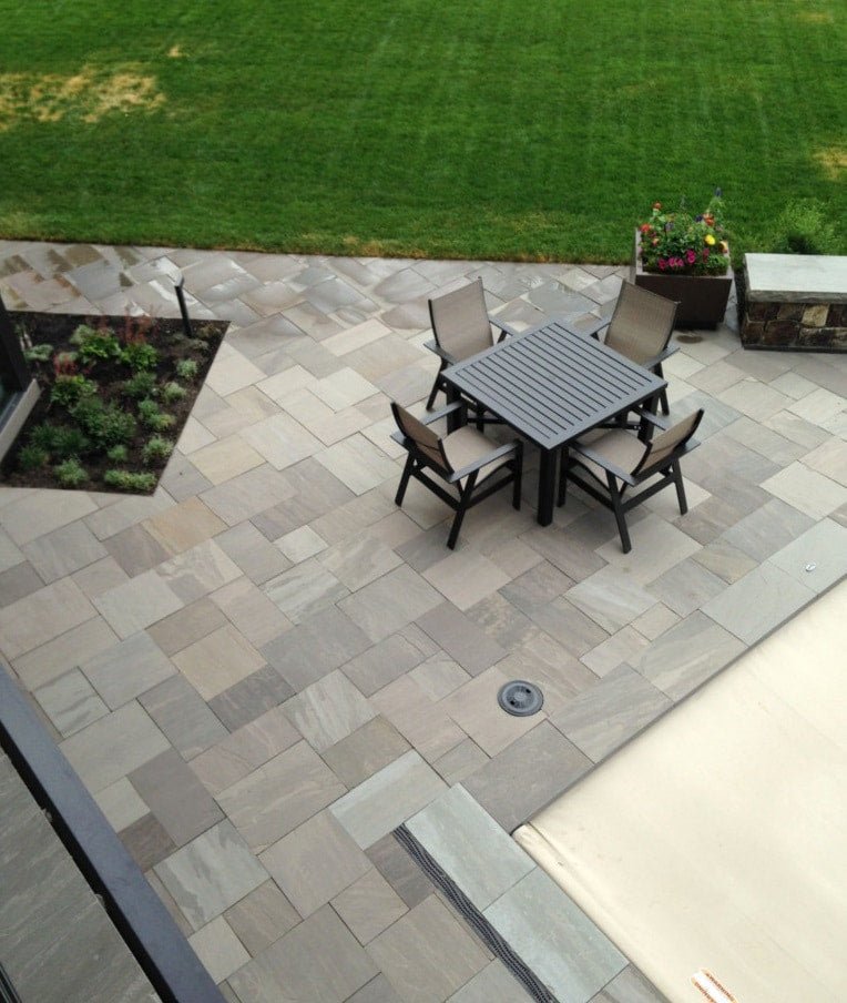 Pave World Traditional Slate Grey Sandstone Patio Paving Pack - 19.5m2 - Trusted Building Supplies