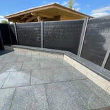 Castle Charcoal Black Granite Coping Stone - 300mm x 600mm