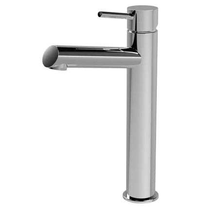 Pure Chrome High - Rise Mono Basin Mixer Tap - Trusted Building Supplies