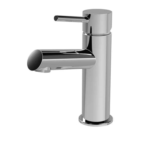 Pure Chrome Mono Basin Mixer Tap with Push Button Waste - Trusted Building Supplies