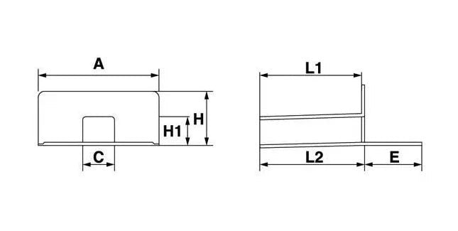 PVC Square Through - Wall Parapet Roof Drain Outlet - Trusted Building Supplies
