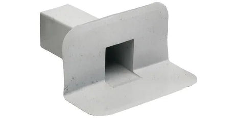PVC Square Through - Wall Parapet Roof Drain Outlet - Trusted Building Supplies