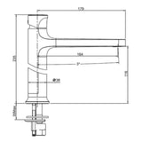 RAK Positano Medium Height Basin Mixer Tap - Trusted Building Supplies