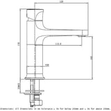RAK Positano Standard Basin Mixer Tap - Trusted Building Supplies
