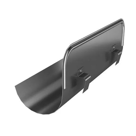 RoofArt 125mm Galvanised Steel Straight Overflow Protector - Trusted Building Supplies