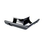 RoofArt 125mm Half Round Anthracite Grey Steel Guttering 90 Degree Corner - Trusted Building Supplies