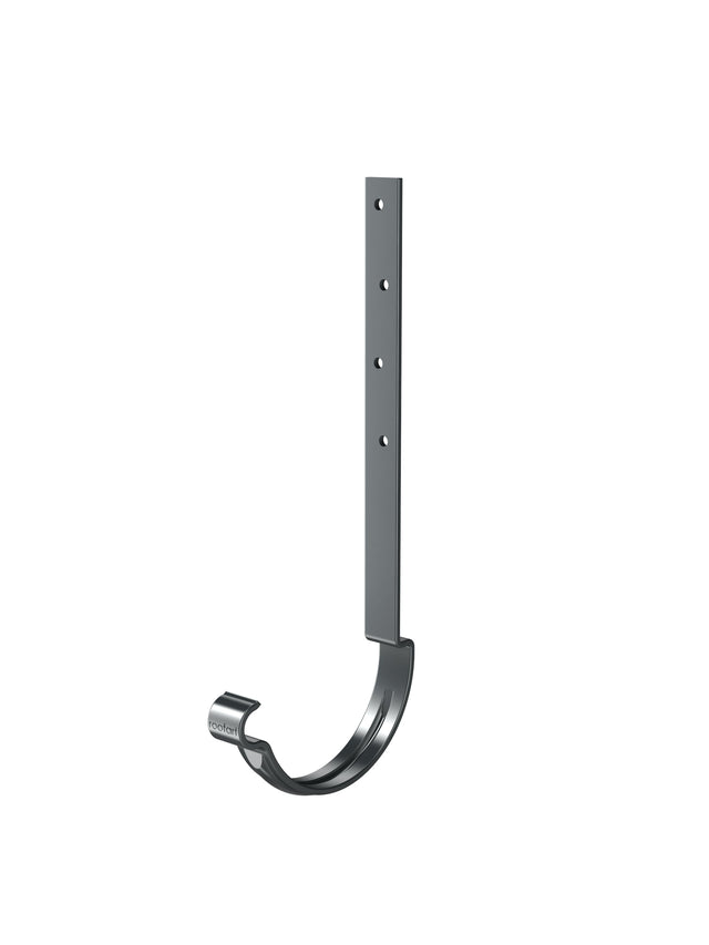 RoofArt 125mm Half Round Anthracite Grey Steel Guttering Rafter Bracket - Trusted Building Supplies