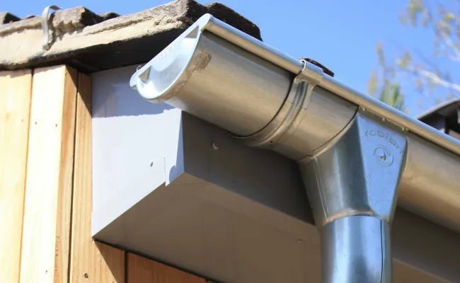 RoofArt 150mm Galvanised Steeling Guttering Gutter Joint Element - Trusted Building Supplies