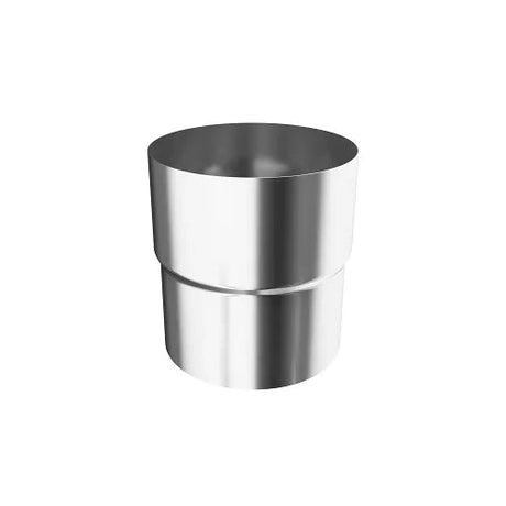 RoofArt 87mm Round Galvanised Steel Downpipe Connector - Trusted Building Supplies