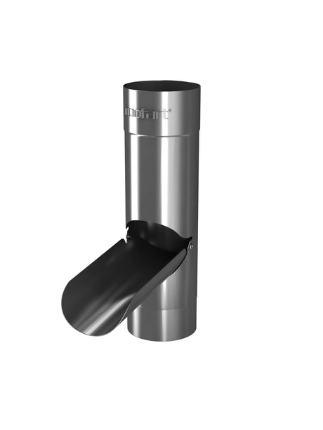 RoofArt 87mm Round Galvanised Steel Rainwater Diverter - Trusted Building Supplies