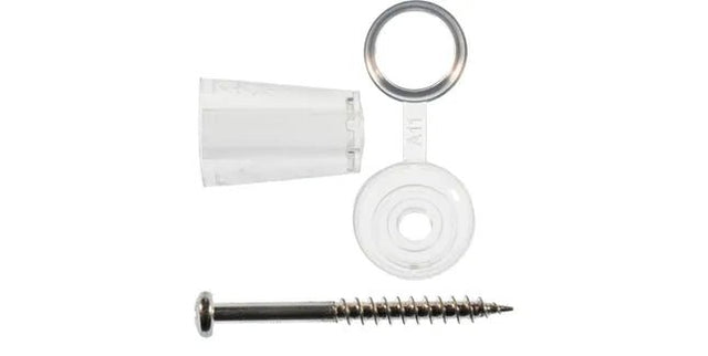Solstice 3’’ ASB Clear Caps with Screws - Pack of 20 - Trusted Building Supplies