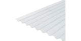 Solstice 3" ASB Corrugated Clear PVC Roof Sheet - Trusted Building Supplies