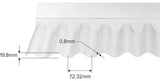 Solstice PVC 3" ASB Clear Apron Wall Flashing Strip - Trusted Building Supplies