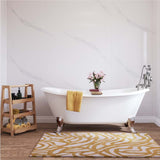 Splashpanel Carrara Marble Gloss PVC wall panels in a bathroom setting