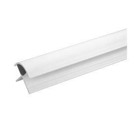 Splashpanel white Type W external corner PVC wall panel trim