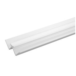 Splashpanel white Type V internal corner PVC wall panel trim