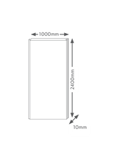 Splashpanel wall panel tongue and groove profile diagram
