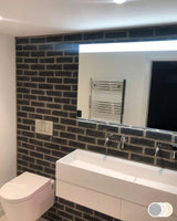 The Brick Tile Company Brick Slip Blend 109 Charcoal Grey - Pack of 35 - Trusted Building Supplies