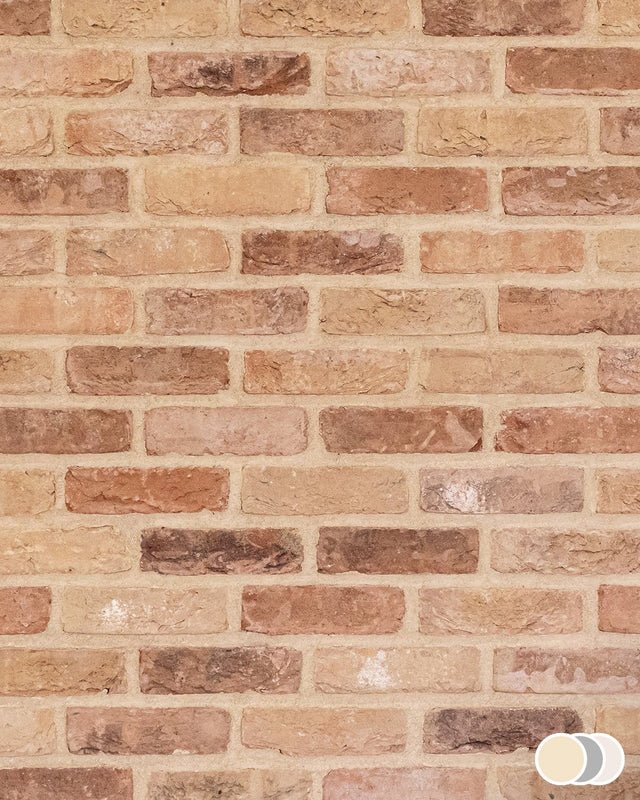 The Brick Tile Company Brick Slip Blend 11 Mixed Red - Pack of 35 - Trusted Building Supplies