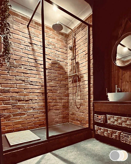 The Brick Tile Company Brick Slip Blend 20 Red Blend - Pack of 35 - Trusted Building Supplies
