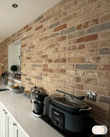 The Brick Tile Company Brick Slip Blend 6 Orange Buff - Pack of 35 - Trusted Building Supplies