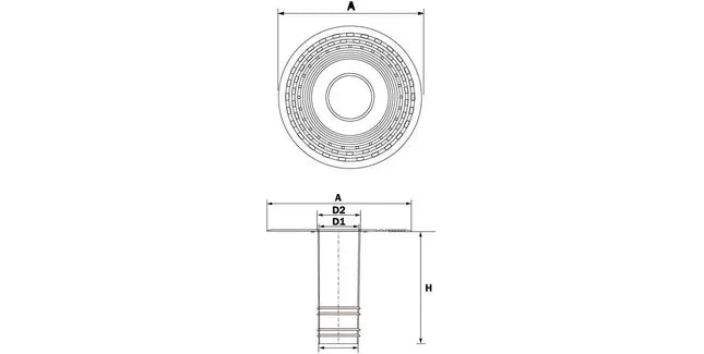TPE Roof Drain Outlet - Trusted Building Supplies