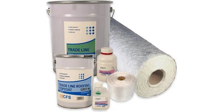 Trade Line Two Layer GRP Fibreglass Flat Roof Kit - Trusted Building Supplies