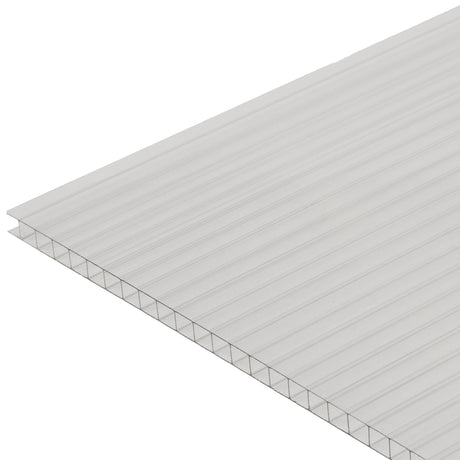 Trusted 10mm Clear Twinwall Polycarbonate Roofing Sheet - Trusted Building Supplies